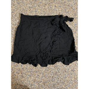 Wild Fable XS Ruffle Side Tie Skirt